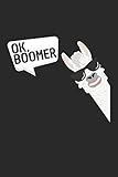 Ok Boomer: Notebook Notizbuch Blanko Blank Leere Seiten 120 Seiten A5 I Schulheft I Skizzenbuch I Tagebuch I Internet Meme I Trend I Boomers I Millenials I Lustig I Lama I Alpak