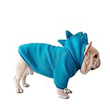 KanTaiXin Hunde Hoodie Dinosaurier Stil Mit Kapuze Modische Haustierkostüme Attraktiver Leichter Hundemantel Kleine Mittelgroße Haustierkleidung