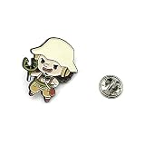 Anime Abzeichen Metall Brosche für ONE PIECE Usopp Legierung Charakter Pins Cartoon Kleidung Accessoires für Jungen Mädchen, Manga Emaille Pin Dekoration Sammlergeschenk