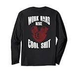 Backprint Work hard make cool shit Lang