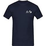 T-Shirt Moin Moin Anker 13 Farben Herren XS-5XL Norden See nordlicht Hamburg küste moinmoin moeve seefahrer ankern Sankt-Pauli, Farbauswahl:Navy - Logo Weiss, Größenauswahl:L