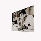 Ein Amerikanisches A Rom Alberto Sordi Spaghetti Bild Druck auf Leinwand 75 x 50 x 2