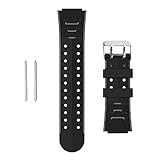 Moweallarge Ersatzarmband für Smartwatch für Kinder, 16 mm, Silikonband, Unisex Silikon Uhrenarmbänder, Silikon Uhrenarmband mit Silberner Schnalle, Schnellverschluss Uhrenarmbänder, Ersatz für X20