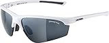 ALPINA Unisex - Erwachsene, TRI-EFFECT 2.0 Sportbrille, white gloss, O