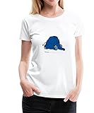 Spreadshirt Die Sendung Mit Der Maus Der Kleine Elefant Schläft Frauen Premium T-Shirt, 3XL, Weiß