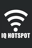 WLAN Iq Hotspot Notebook: 120 Pages Lined - Internet LAN Smart Nerd Geek