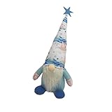 Ocean Festival GNOME Dekor, handgemachte Deep Blue Glücklicherweise Nautische Zwerg Stehende Figuren Ornamente für Schlafzimmer Wohnzimmer Desktop Ornamente (A)