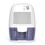 NHYBGT Kleiner Elektrischer Luftentfeuchter, 1200 Kubikfuß (215 Sq Ft) Tragbarer Mini-Luftentfeuchter Leiser Betrieb
