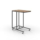 Vicco Beistelltisch Kaffeetisch Sofatisch Fyrk mit Rollen mobiler C