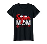 Damen Super Mom - Mama Mutter Ehefrau mit Superkräften T-S