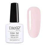 Elite99 French Nägel Design Nagellack, Nagellack UV, Frenchnägel Maniküre, UV Gel Nail Polish 10ML 5804