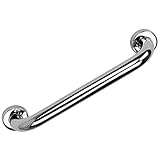 GAOSHENGWUJINGD Haltegriffe Sicherheit Bad Haltegriff Dusche Robuster Edelstahl-Toiletten Handlauf Mit 4 Schraubenlöchern,Haltegriffe Handtuchhalter - Poliert,50