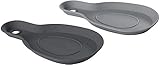 Lurch 70263 Kochlöffelablage aus 100% BPA-freiem Platin Silikon 2er S