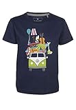 Elkline Kinder T-Shirt Huckepack VW-Bulli Print 3041179, Farbe:darkblue, Größe:104-110