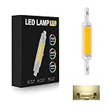 R7S LED 78mm 10W Dimmbar Neutral Weiß 4500K Glühbirne Stablampe Ersetzt 100W Halogenlampe LED Stab R7S 78mm COB Linear Lampe Leuchtmittel Birne 360°Abstrahlwinkel 1er Pack