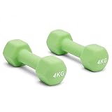 Albott Hanteln Set Kurzhanteln Neopren Hantelnset Dumbbells Hantel Gewichte 2er Set für Frauen Männer Kinder (2x4kg)
