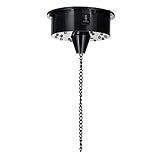 Argerrant 1pc 18 LED-Leuchten Glasdrehspiegel-Disco-Kugel Motor Sound Control Spiegel-Reflexion for Disco DJ Party Stadiums-L