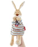 Sigikid Handpuppe-Schnuffeltuch Hase Semmel Bunny mit Namen Bestickt, Baby & Kinder Schmusetuch Kuscheltuch personalisiert, Kasperlepuppe für Junge / Mädchen zur Geburt, Taufe, W