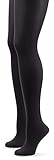 Nur Die Damen Strumpfhose 725013/2er Pack Blickdicht, 40 DEN, Gr. 48 (Herstellergröße: L (44-48)), schwarz (schwarz 094)