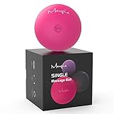 Maxgia Electric Faszien-Ball, Lacrosse-Ball zur Selbstmassage und zur Triggerpunkttherapie, myofaszialem Massagebälle für Rücken, Beine, Füße & Hände Muskelmassage, Faszien-Training B