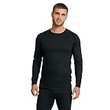 Men's Merino Long Sleeved Shirt 1 Pack S Black 1-Pack