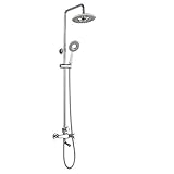 LHQ-HQ Dusche Badewanne Dusche Set Kupfer Wasserhahn Wasser Flush Hinunter DREI Dickes Misch Valvequality Sicherung von modernem einfachem Luxus, Luxus und Antike Klassischer Startseite Dek