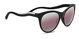Serengeti Eyewear Erwachsene Valentina Sonnenbrille, Satin Black, M