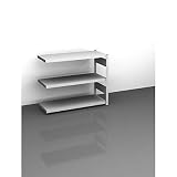 hofe Sideboard-Steckregal, lichtgrau - Höhe 825 mm, 3 Böden, Anbauregal, Fachlast 145 kg - Schrankregale Aktenordnerregale Eckregale Regalwände Büroregale Büroregalsysteme Schrankreg