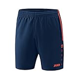 JAKO , Training & Fitness - Damen , Shorts , Competition 2.0 , navy/flame , 34-36 , 6218