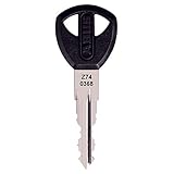 ABUS Z74 Fahrradschlüssel - Ersatzschlüssel Zusatzschlüssel auf Ihre bestehende Schließung (Code Z74 0001 bis 1043)