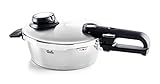 Fissler vitavit premium / Schnell-Bratpfanne (1,8 L, Ø 18 cm) Edelstahl-Dampfkochtopf,4-Garstufen, inkl. Einsatz - Induk