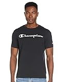 Champion Herren Legacy Classic Logo T-Shirt, Schwarz, XL