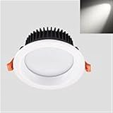 Derybol Einbauleuchte Downlight LED Spot Spot Soft Eye Schutz Cri95 Hohe Farbe Unterputzdose Astigmatism Downlight 120 lm / W AC110 – 240 V Breiter Druck Großer Home Commercial Deckenlamp