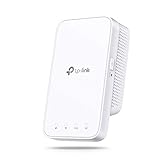 TP-Link RE300 WLAN Mesh Verstärker Repeater AC1200 (867MBit/s 5GHz + 300MBit/s 2,4GHz, WLAN Verstärker, App Steuerung, Signalstärkeanzeige, kompatibel zu allen WLAN Geräten)weiß