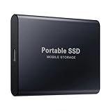 Tragbare externe Festplatten, mobile Festplatte, Typ C, USB 3.1, tragbare SSD-Festplatte, stoßfest, Aluminiumlegierung, Solid-State-Laufwerk für Laptop und Desktop