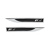 Bescalor Auto-Seite -Messer-Paar für R-Linie RLL für -Aufkleber Emblem Fahrzeug Trim Styling Abzeichenabziehbilder (Color Name : 1 Pair)