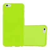 Cadorabo Hülle für Apple iPhone 6 Plus/iPhone 6S Plus in Jelly GRÜN – Handyhülle aus flexiblem TPU Silikon – Silikonhülle Schutzhülle Ultra Slim Soft Back Cover Case Bump