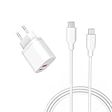 NICPOWER 18W 2,3M Ladegerät für Google Pixel 6-5-5A-4A-4XL-4 3A-3XL-3 2XL-2-XL Ladekabel PD3.0 Netzteil Charger Stecker und Kab