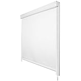 Sol Royal Kassettenrollo SolReflect K24 120x175cm weiß Thermorollo - seitliche Führungsschienen - Befestigung ohne Bohren in div. Farben und Größ