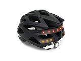 Livall BH60SE Neo - Smarter Fahrradhelm mit Bremslicht, SOS-Alarm-System, LED-Licht-System und Bluetooth Multimedia Einheit, in schwarz, Größe 55-61 cm Kopfumfang