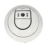 Kehrmaschine Mini Smart Wearing Roboter Staubsauger Auto Kehrmaschine Rand Clean Haushaltsbedarf Kehrhelfer zu Hause (Color : White)