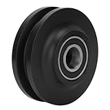 KASD Scheunentorzubehör, glatt gleitend langlebig Nicht leicht zu rosten Türrad für Scheunentor für Schiebetü