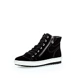 Gabor Damen Schnürstiefeletten, Frauen Stiefeletten,Wechselfußbett,gefüttert,Woman,Lady,Ladies,Boots,Stiefel,Bootee,Booties,schwarz,37 EU / 4 U