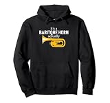 Baritonhorn Messing Band Marching Band Lustige Musik Pullover H