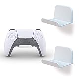 sciuU Wandhalterung für Kopfhörer / Controller, [2 Stück] Halter, Selbstklebende 3M Kleiderbügel, Universal Hook Zubehör für Gamepad auf PS5 / PS4 / XBox , ohne Schrauben, Weiß