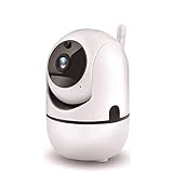 GOUDAN - QIU Überwachungskamera, WLAN-Kamera, schwarz, Smart 1080P HD Cloud-Überwachungskamera, mit Auto-Tracking-Netzwerk, CCTV Video Wireless IP-Kamera QIU (Sensor-Größe: 1080p Weiß)