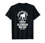 Old English Bulldog Schutzengel Hunde T-Shirt Hund Shirt OEB