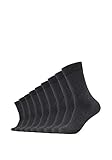 Camano Unisex Socken Damen & Herren (9x Paar) Comfort mit Baumwolle dunkelgrau 39-42