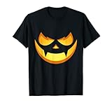 Happy Halloween Kürbis Grusel Gesicht. T-S