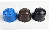 TOSSPER 3pcs / Pack Kapseln Nachfüllbar Wiederverwendbare Kaffeepads Universal-kaffeefilter Ersatz Für Kaffee-Maschine (gelegentliche Farbe)